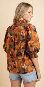Fall Florals Blouse