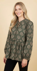 Autumn Paisley Top