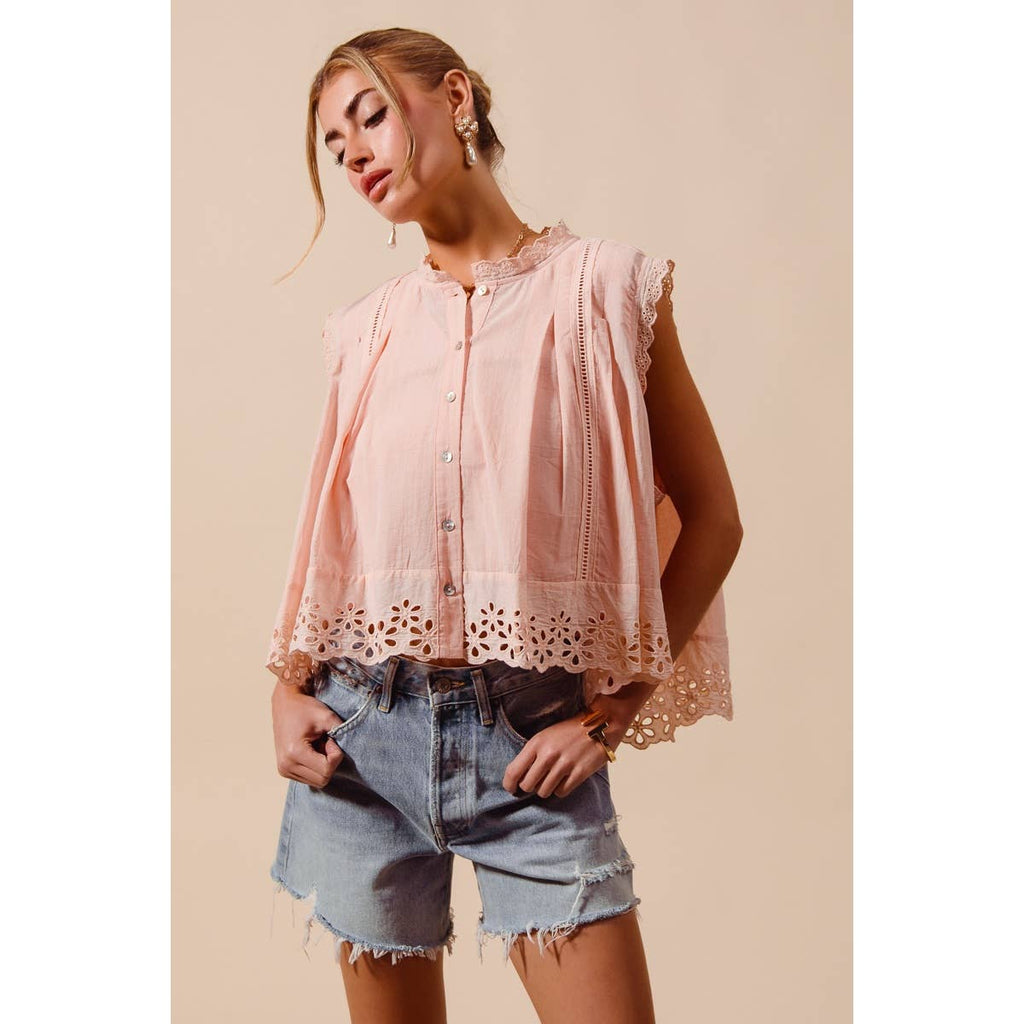 Pink Sleeveless Tank