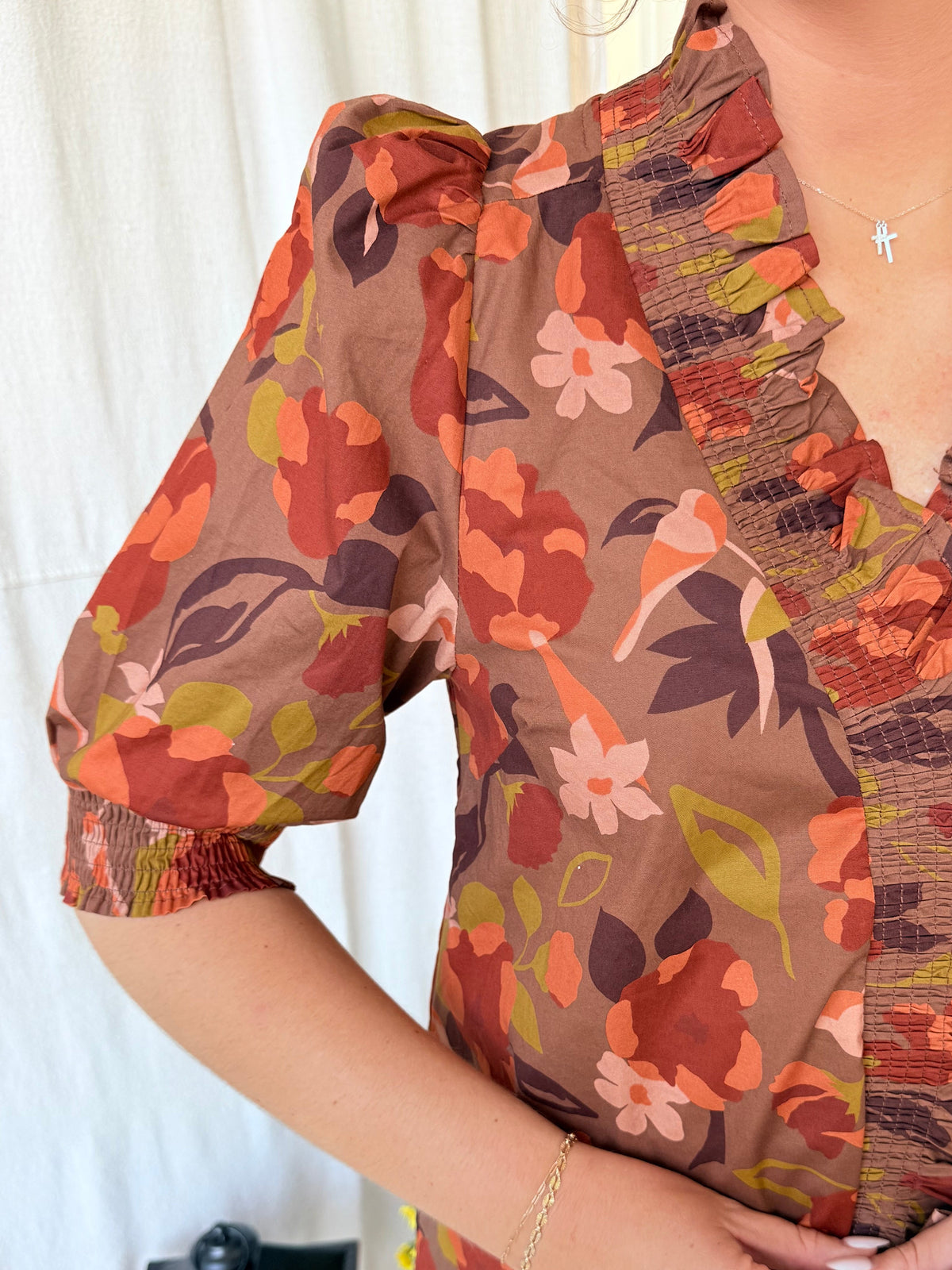 Fall Florals Blouse
