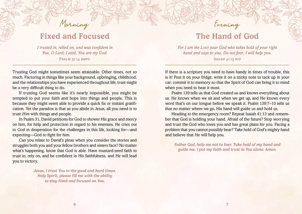 Daily Devotions for Women Morning and Evening Edition