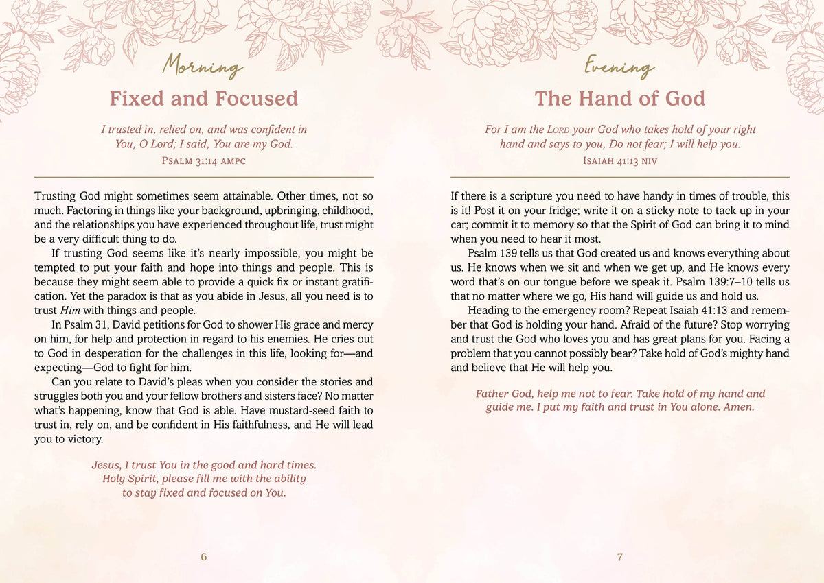 Daily Devotions for Women Morning and Evening Edition