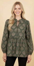 Autumn Paisley Top