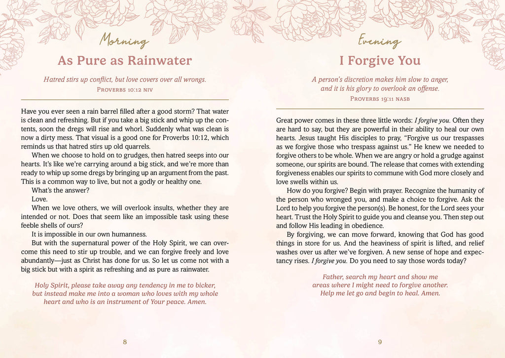 Daily Devotions for Women Morning and Evening Edition