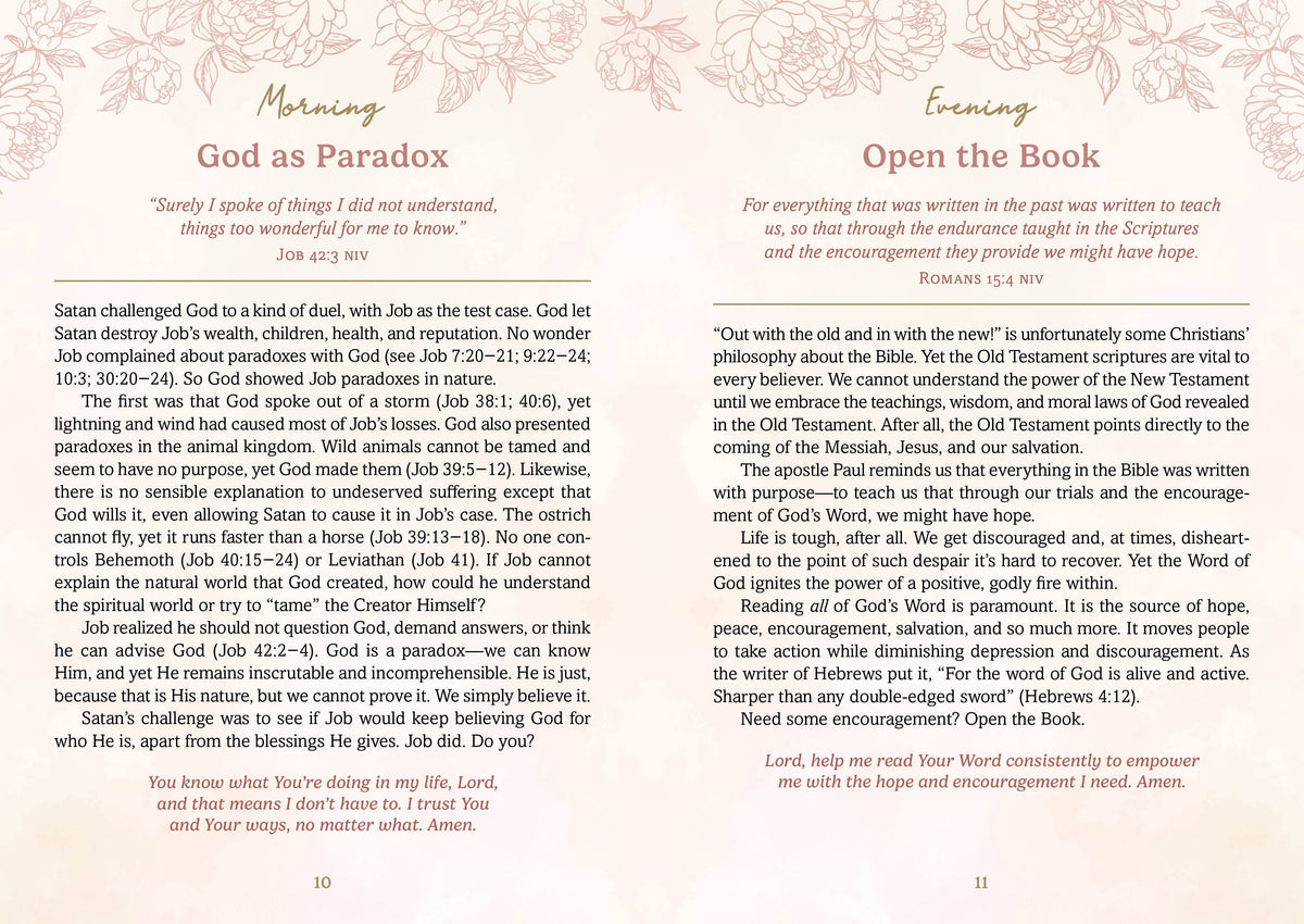 Daily Devotions for Women Morning and Evening Edition