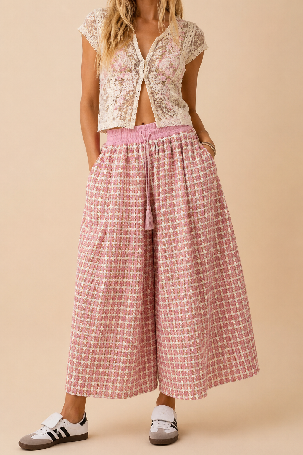 Tweed Capri Pant